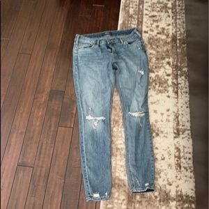 Elyse super skinny silver jeans